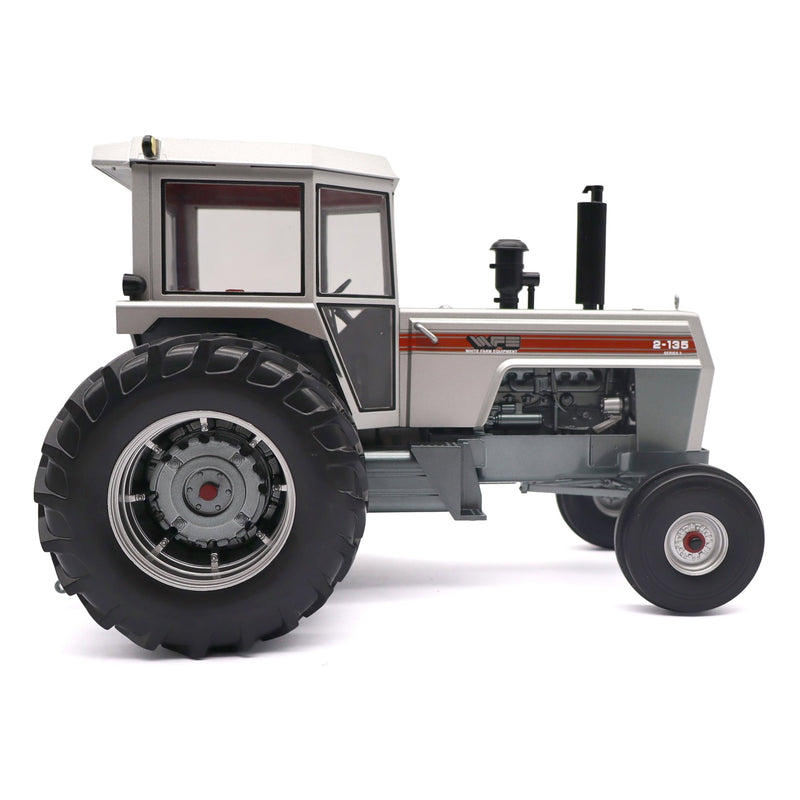 1/16 White 2-135 Red Stripe Tractor with Rear Duals by SpecCast, 2026 Lafayette Farm Toy Show