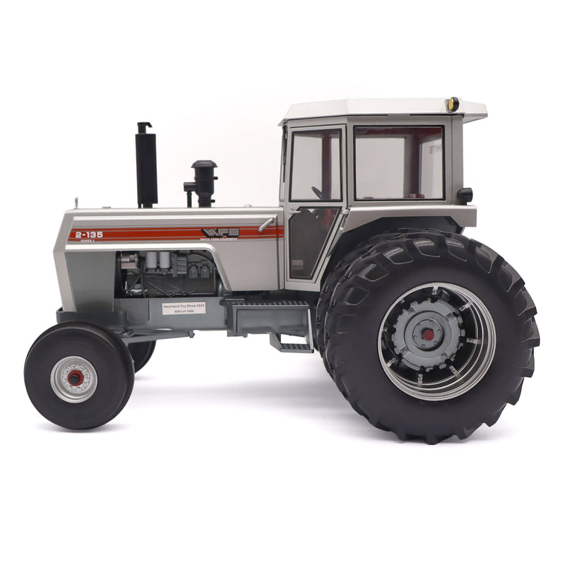 1/16 White 2-135 Red Stripe Tractor with Rear Duals by SpecCast, 2026 Lafayette Farm Toy Show