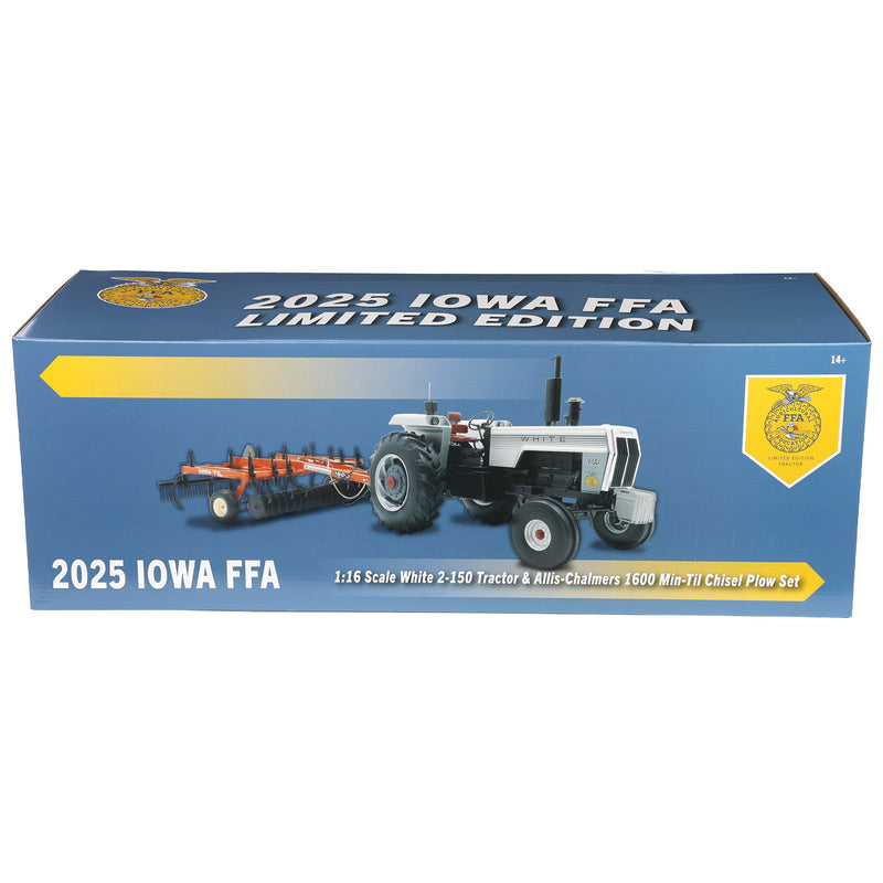 1/16 White 2-150 Tractor with Radio & Allis Chalmers 1600 Plow, 2025 Iowa FFA