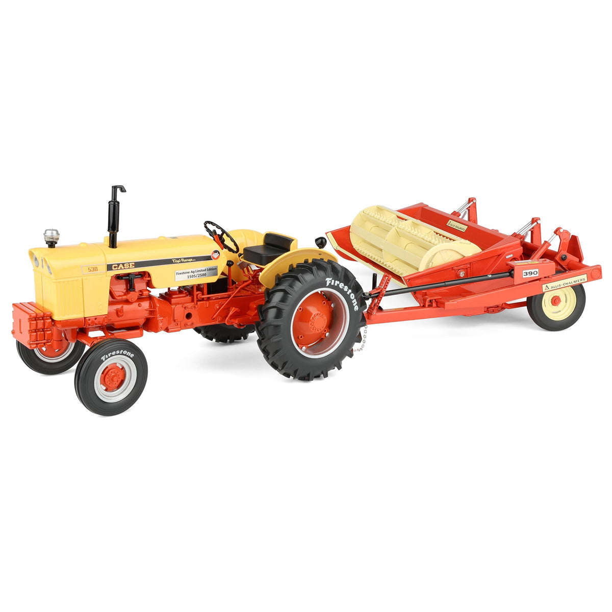 1/16 Case 530 Tractor with Wide Front & Allis Chalmers 390 Mower