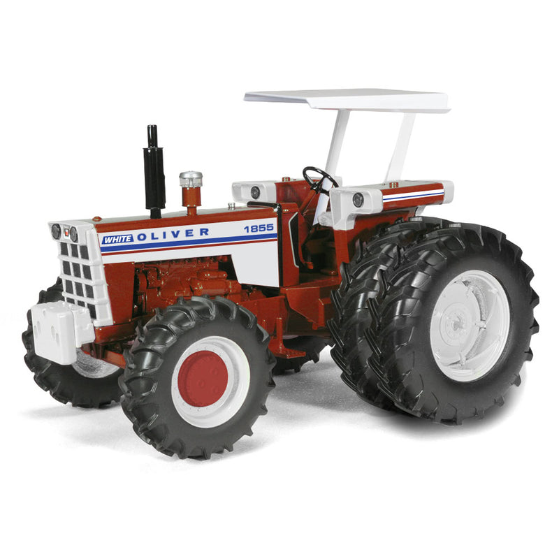 1/16 White Oliver 1855 Tractor with Canopy ROPS & Rear Duals by SpecCast, 2026 Summer Farm Toy Show