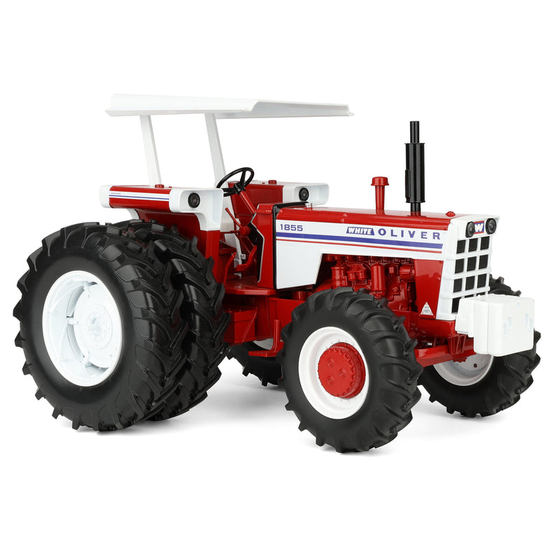 1/16 White Oliver 1855 Tractor with Canopy ROPS & Rear Duals by SpecCast, 2026 Summer Farm Toy Show