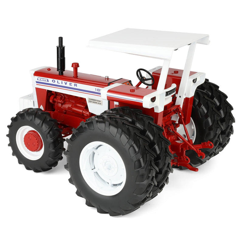 1/16 White Oliver 1855 Tractor with Canopy ROPS & Rear Duals by SpecCast, 2026 Summer Farm Toy Show