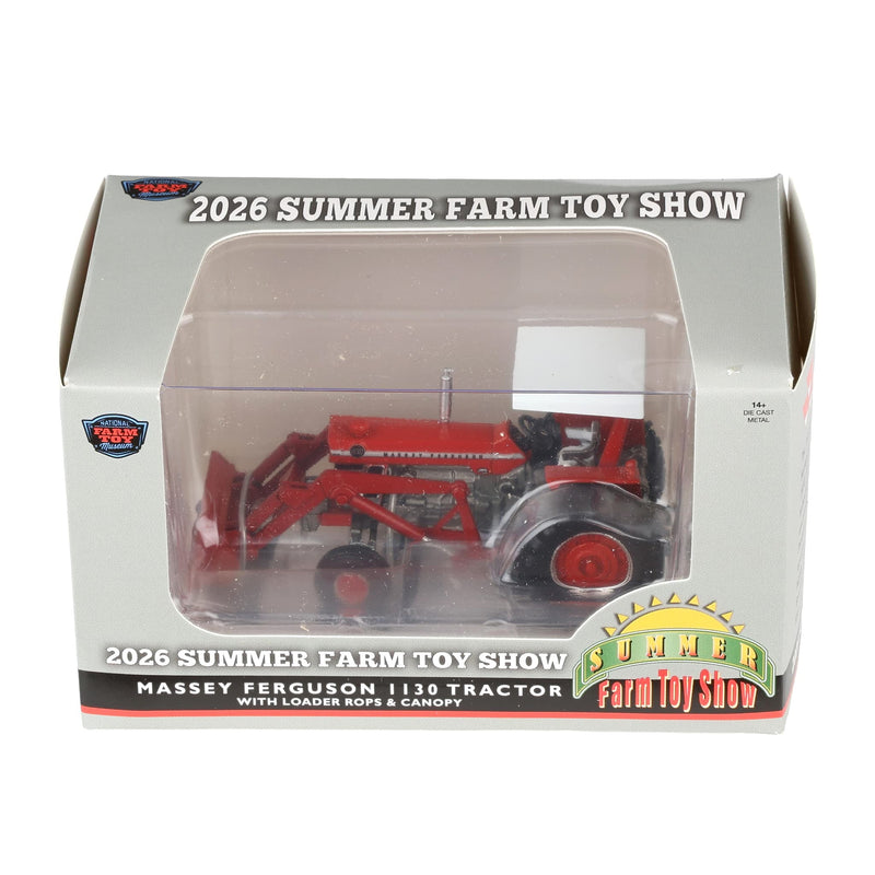 1/64 Massey Ferguson 1130 Tractor with Canopy ROPS & Front Loader by SpecCast, 2026 Summer Farm Toy Show