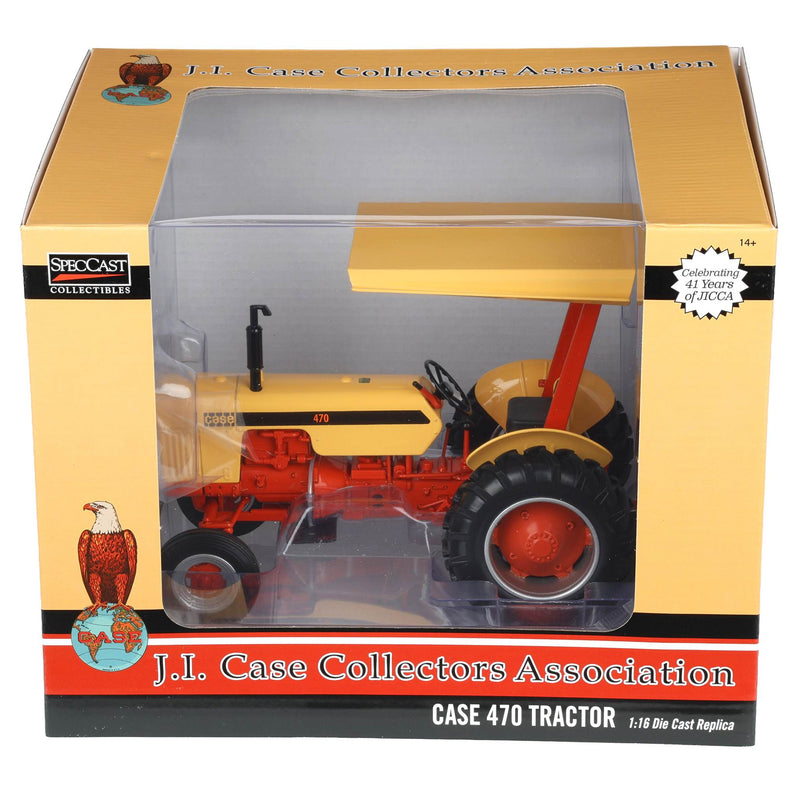 1/16 Case 470 Tractor with Wide Front, ROPS, & Canopy by SpecCast, 2026 JI Case Collectors Association Show
