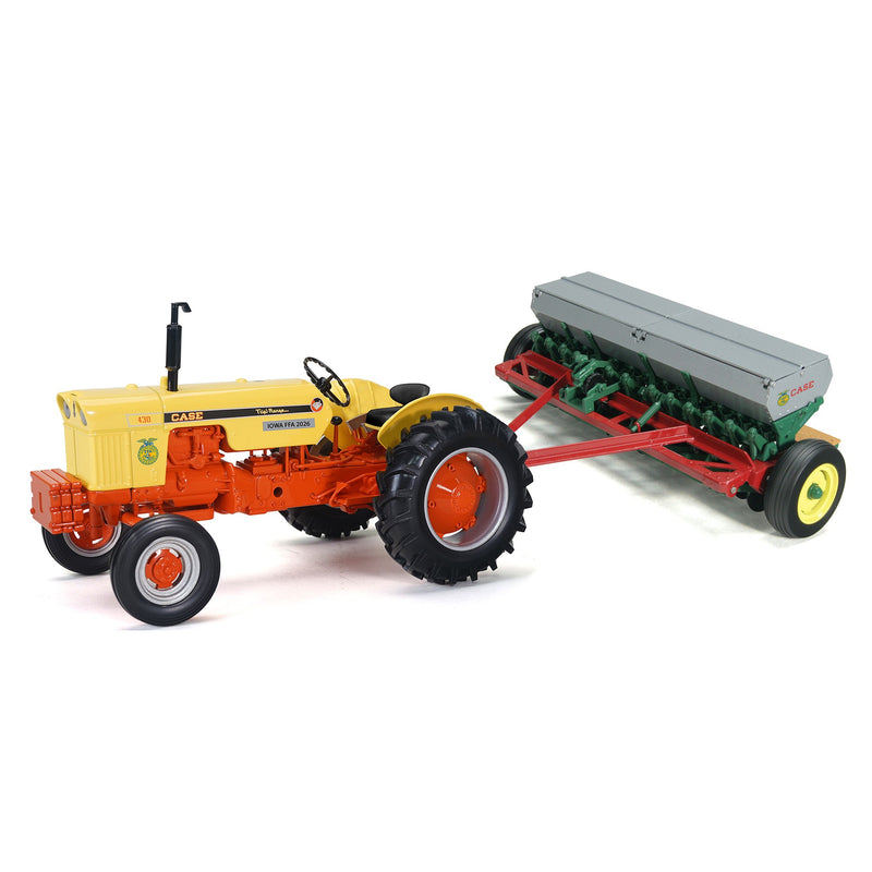 1/16 Case 430 Wide Front Tractor with Case Grain Drill by SpecCast, 2026 Iowa FFA