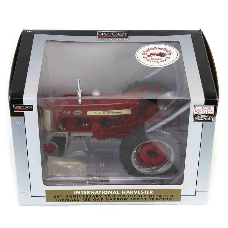 1/16 International Harvester Farmall 450 Gas Tractor, 36th IA Farm Toy Show 2017, Chaser Unit