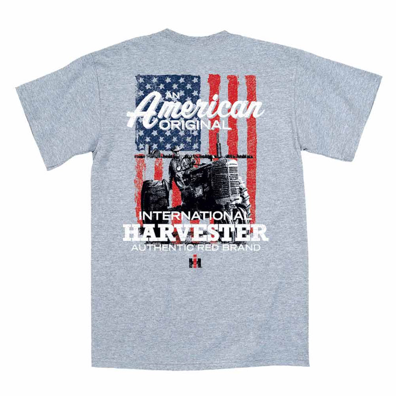 IH American Original Grey Short Sleeve T-shirt