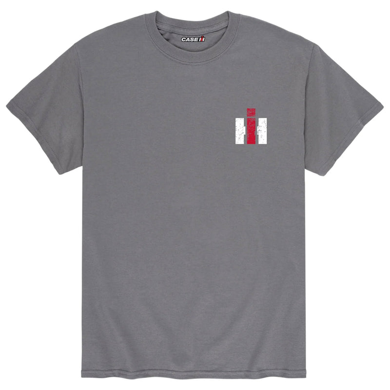IH Logo Ruler of the Roost Men's Charcoal Shortsleeve T-Shirt