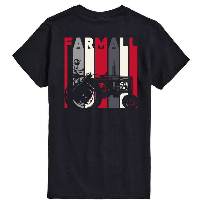 IH Farmall Tractor Black Men's Shortsleeve T-Shirt