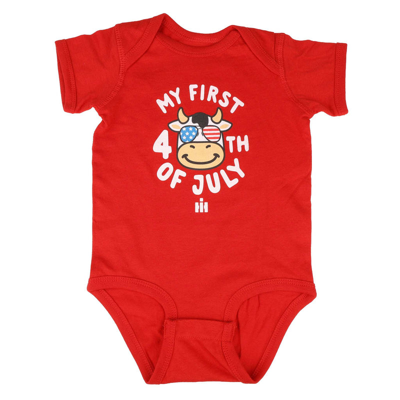 Infant International Harvester My First Fourth Short Sleeve Bodysuit