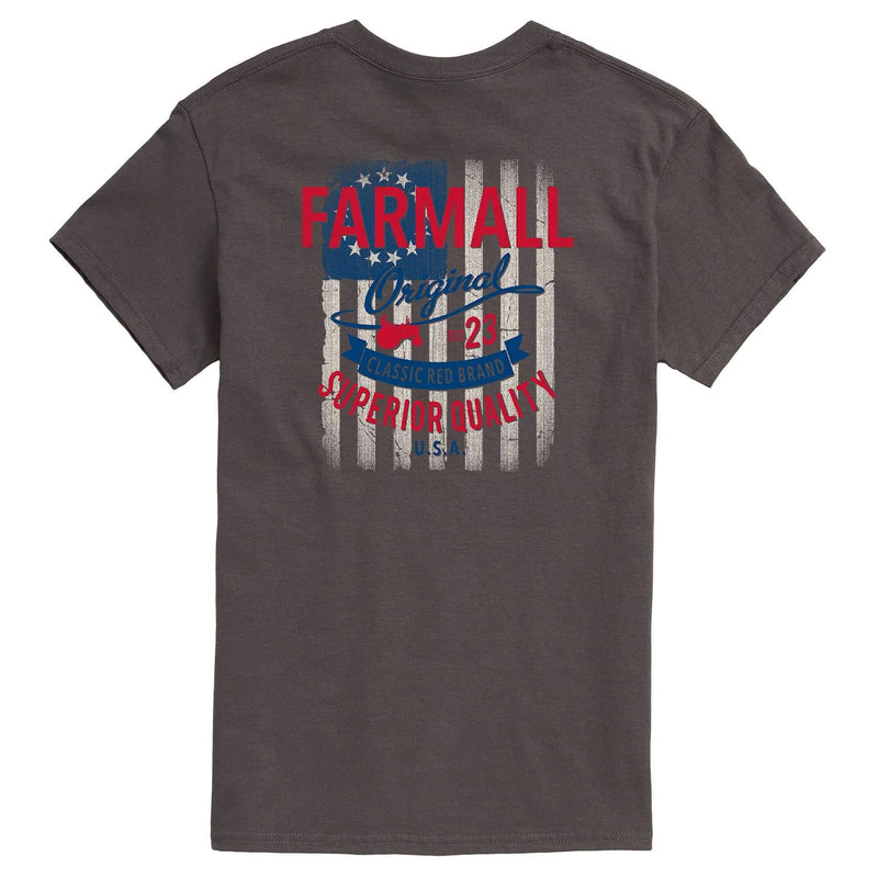 Farmall Superior Quality Betsy Ross Flag Men's Charcoal Gray Short Sleeve T-Shirt