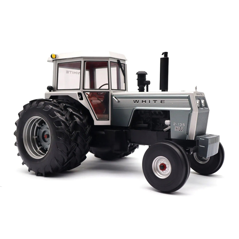 1/16 White 2-135 Silver Stripe Tractor with Duals by SpecCast, 2026 Heartland Toy Show