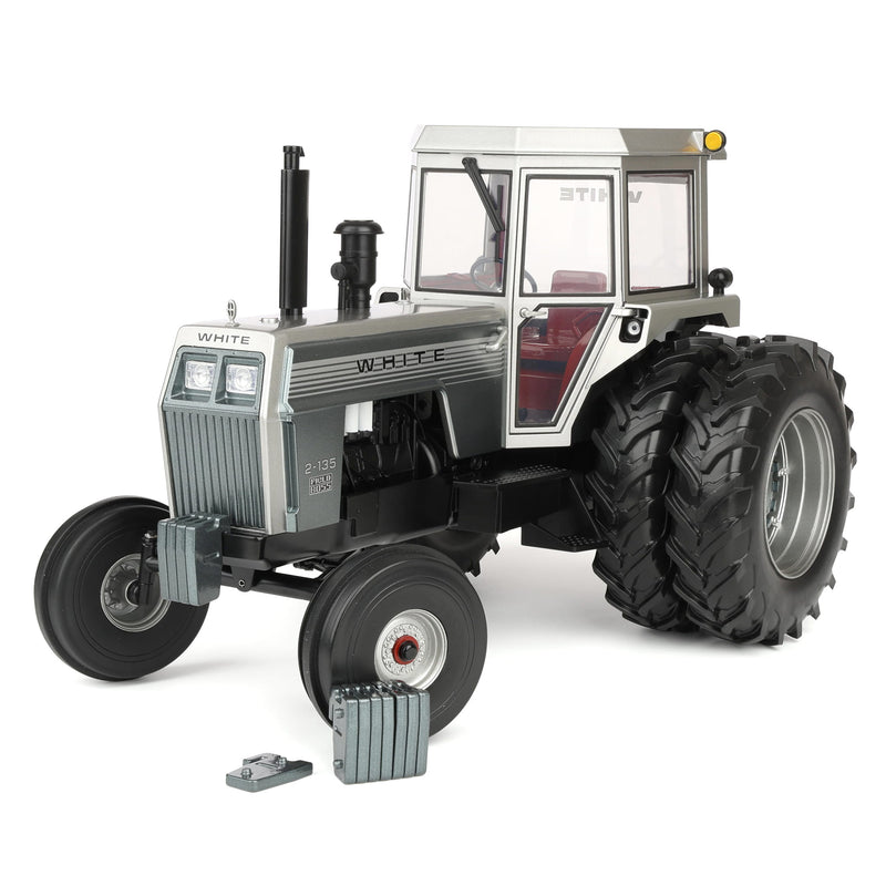 1/16 White 2-135 Silver Stripe Tractor with Duals by SpecCast, 2026 Heartland Toy Show