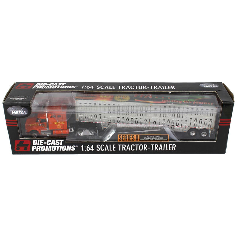 1/64 DCP Orange International 9400I with Livestock Trailer, FFA 2005-2006