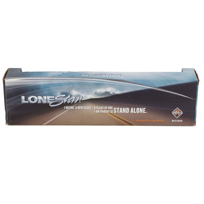 1/64 International Semi Truck w/ Black Lonestar Box Trailer Load by DCP