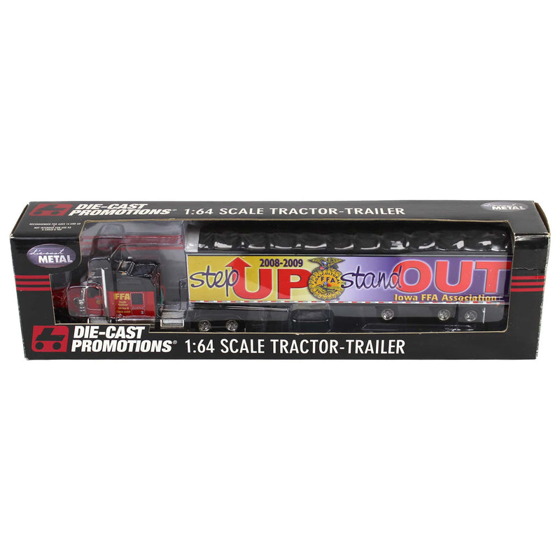 1/64 DCP Series III Kenworth Semi Truck with Walking Floor Trailer, Iowa FFA Assoc 2008-2009