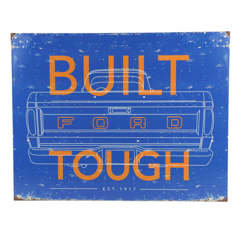 Built Ford Tough Est. 1917 Artwork Tin Sign 16" x 12.5"