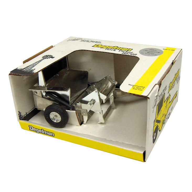 1/16 Degelman R570S Rock Picker by Scale Models, Silver Anniversary Edition with Belt Buckle