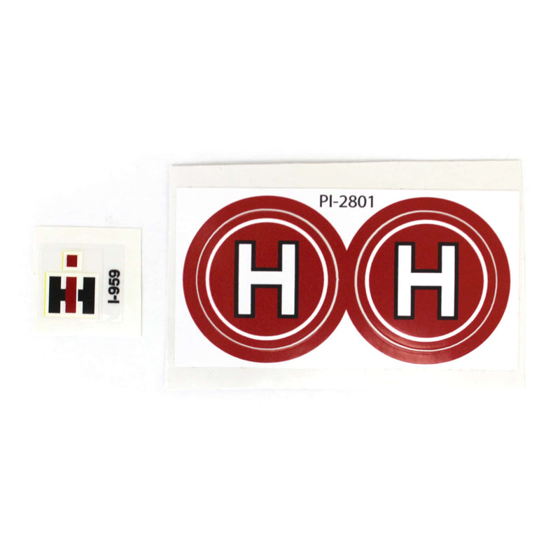 International Harvester Farmall H Pedal Decals