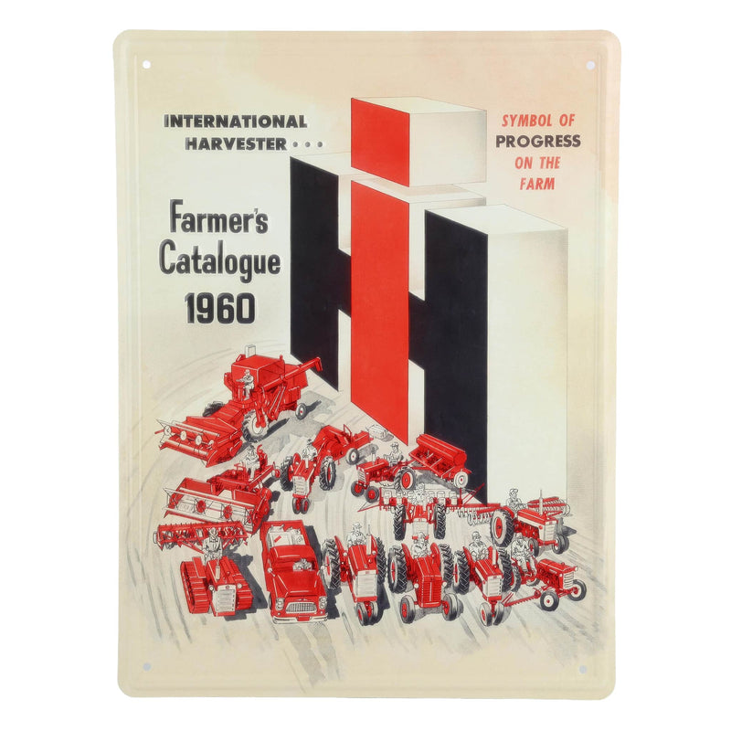 IH Farmer’s Catalogue 1960 Embossed Tin Sign 12in x 16in