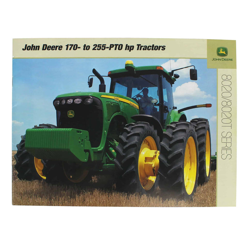 John Deere 170- to 255-PTO HP Tractor 8020/8020T Series Sales Brochure