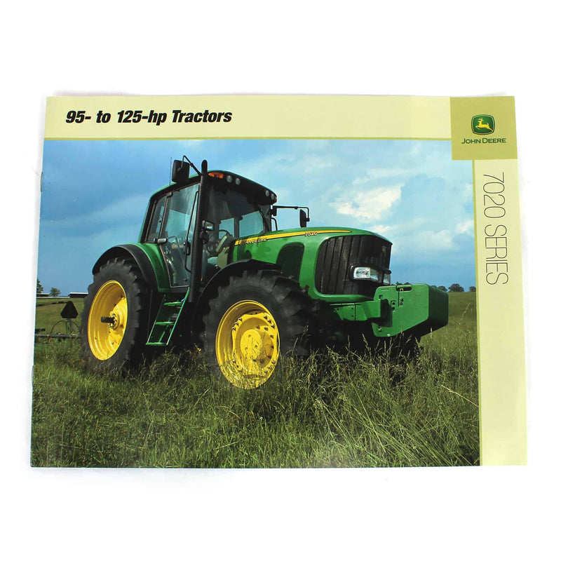 John Deere 95- to 125-HP 7020 Series Tractor Sales Brochure