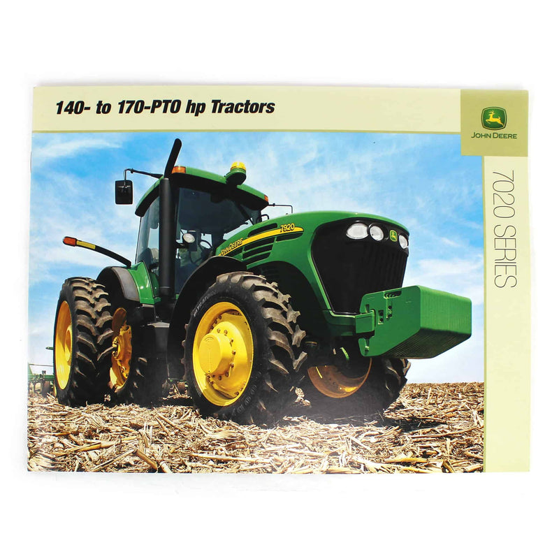 John Deere 140- to 170-PTO HP Tractor 7020 Series Sales Brochure