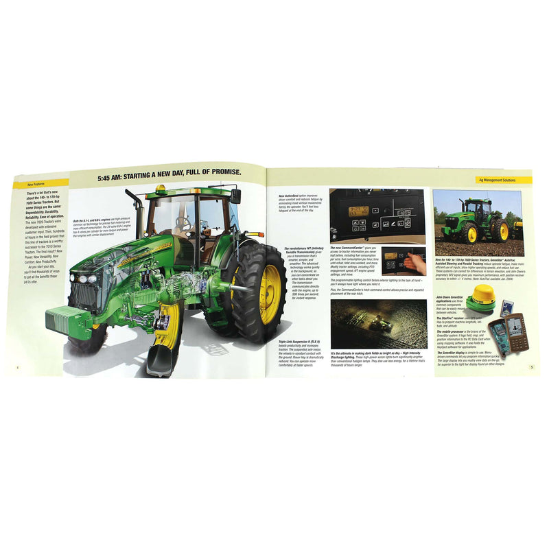 John Deere 140- to 170-PTO HP Tractor 7020 Series Sales Brochure