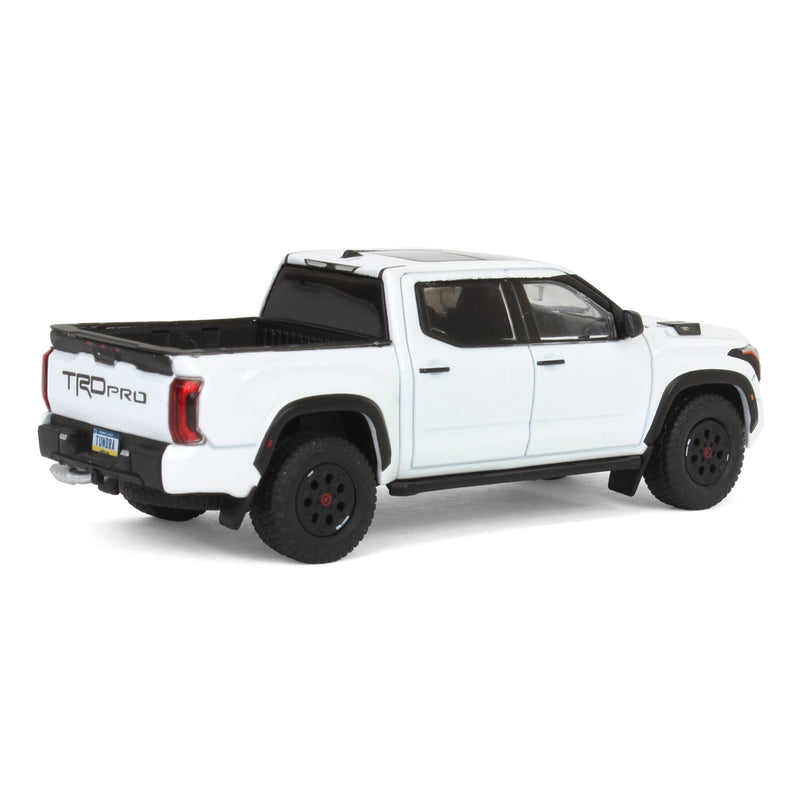 1/64 2024 Toyota Tundra TRD Pro White, GCD, Dealer Exclusive