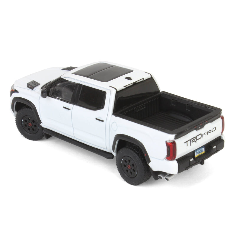 1/64 2024 Toyota Tundra TRD Pro White, GCD, Dealer Exclusive