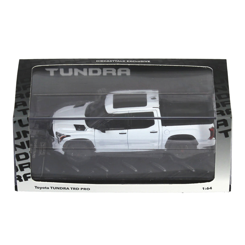 1/64 2024 Toyota Tundra TRD Pro White, GCD, Dealer Exclusive