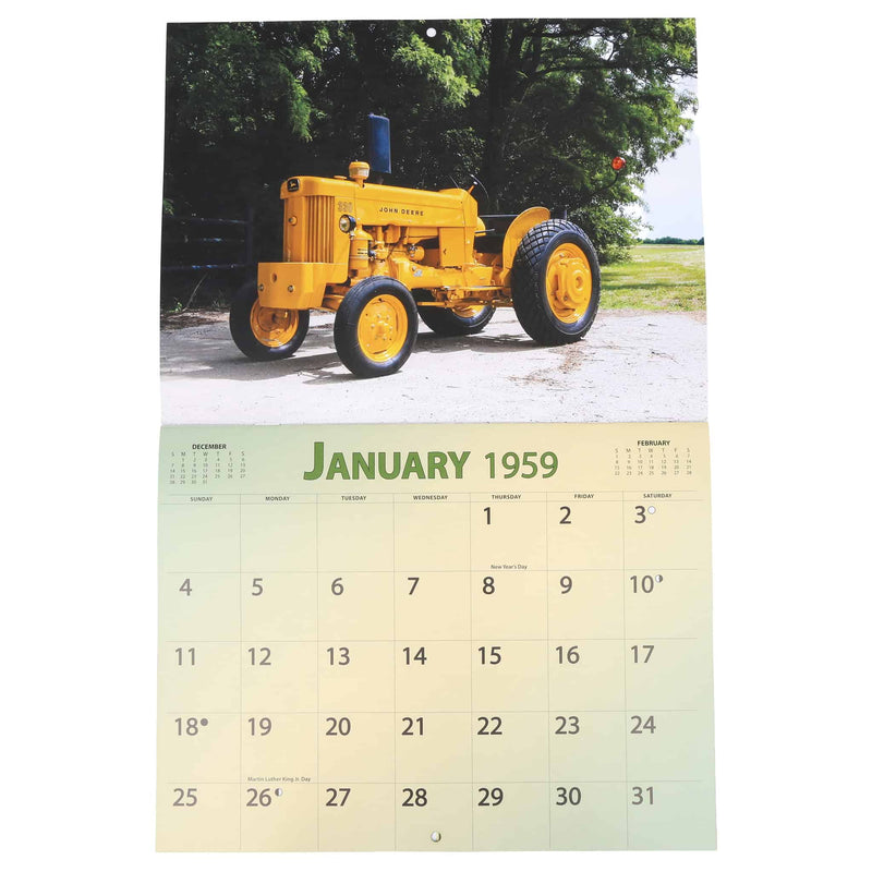 2026 Vintage John Deere Calendar Featuring 1959 Tractors