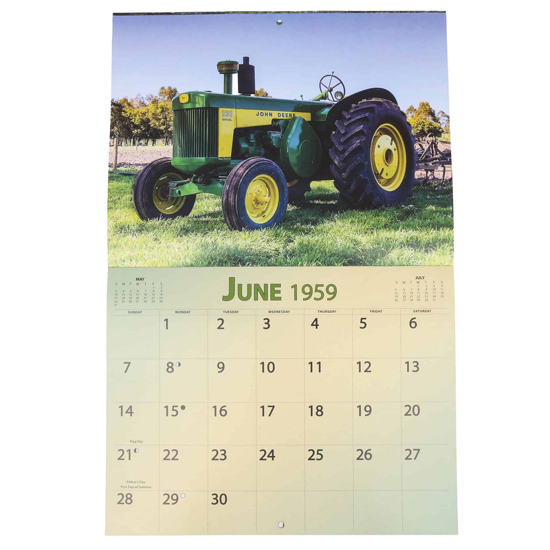 2026 Vintage John Deere Calendar Featuring 1959 Tractors