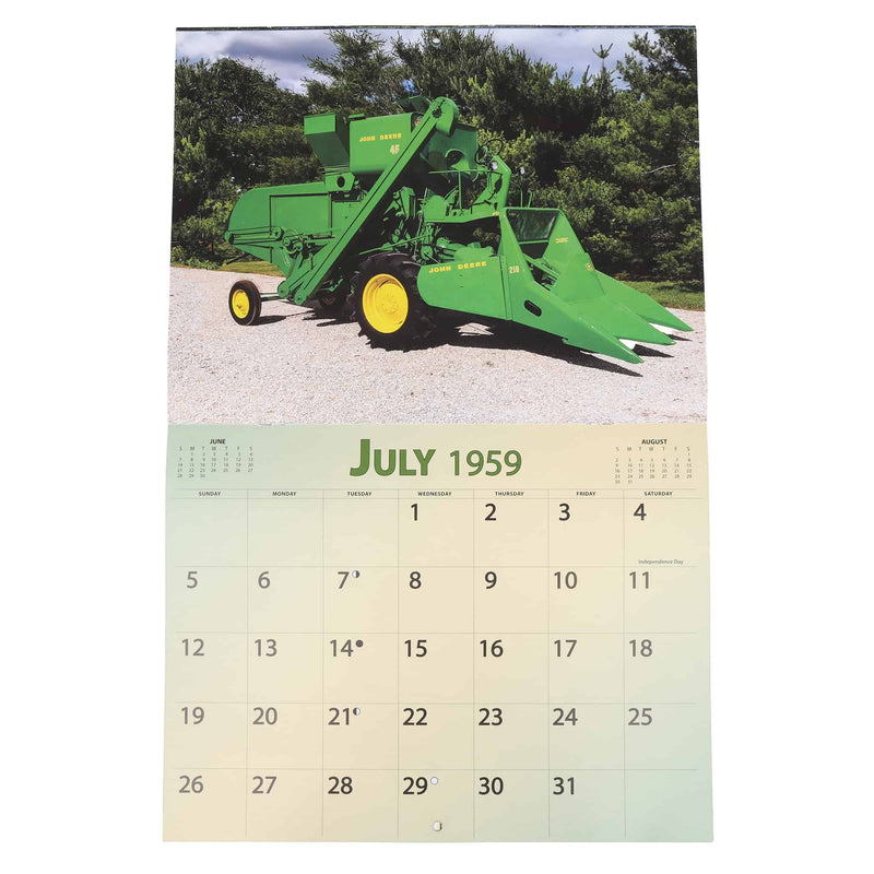 2026 Vintage John Deere Calendar Featuring 1959 Tractors