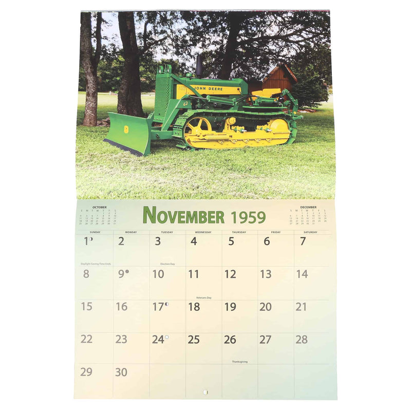 2026 Vintage John Deere Calendar Featuring 1959 Tractors