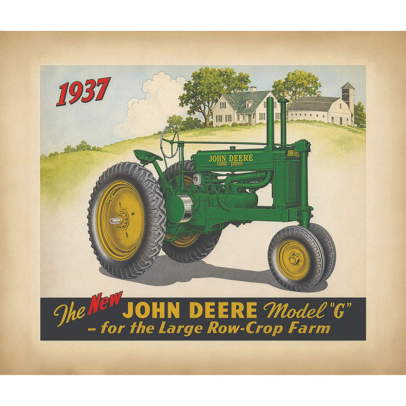 2027 Vintage John Deere Calendar Featuring 1937 Tractors