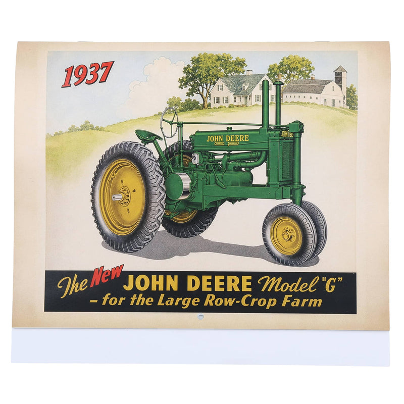 2027 Vintage John Deere Calendar Featuring 1937 Tractors