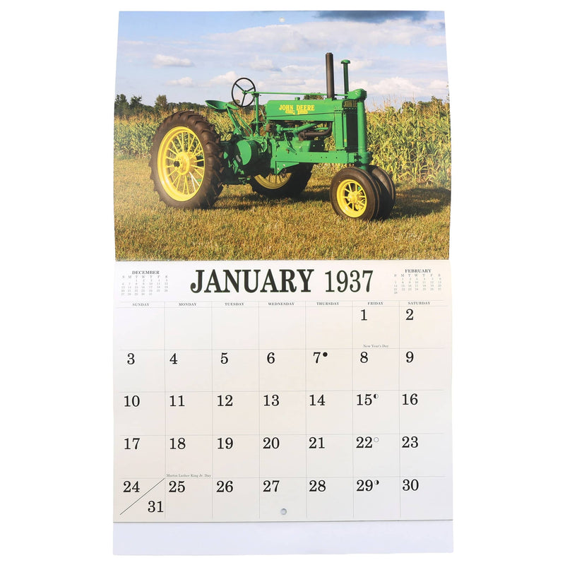 2027 Vintage John Deere Calendar Featuring 1937 Tractors