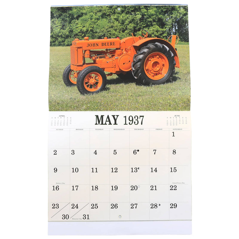 2027 Vintage John Deere Calendar Featuring 1937 Tractors