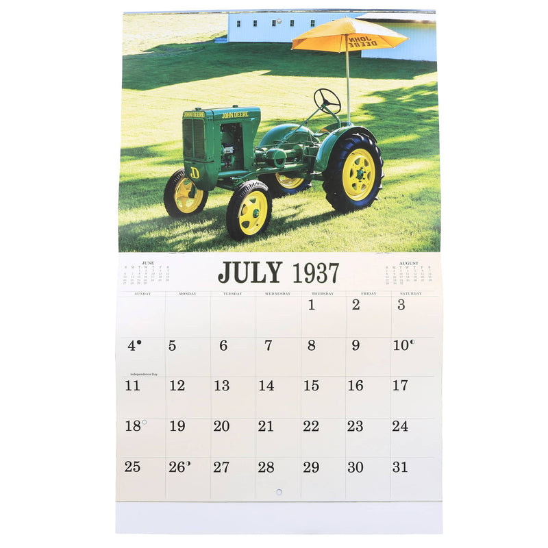 2027 Vintage John Deere Calendar Featuring 1937 Tractors