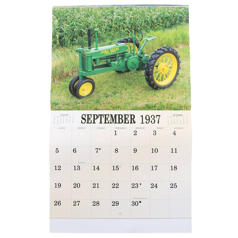 2027 Vintage John Deere Calendar Featuring 1937 Tractors