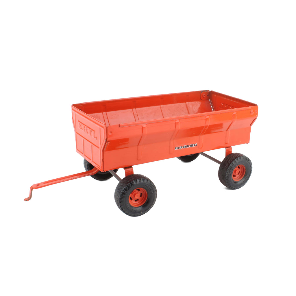 1/16 Allis Chalmers Orange Flare Barge Wagon by ERTL - Loose, No