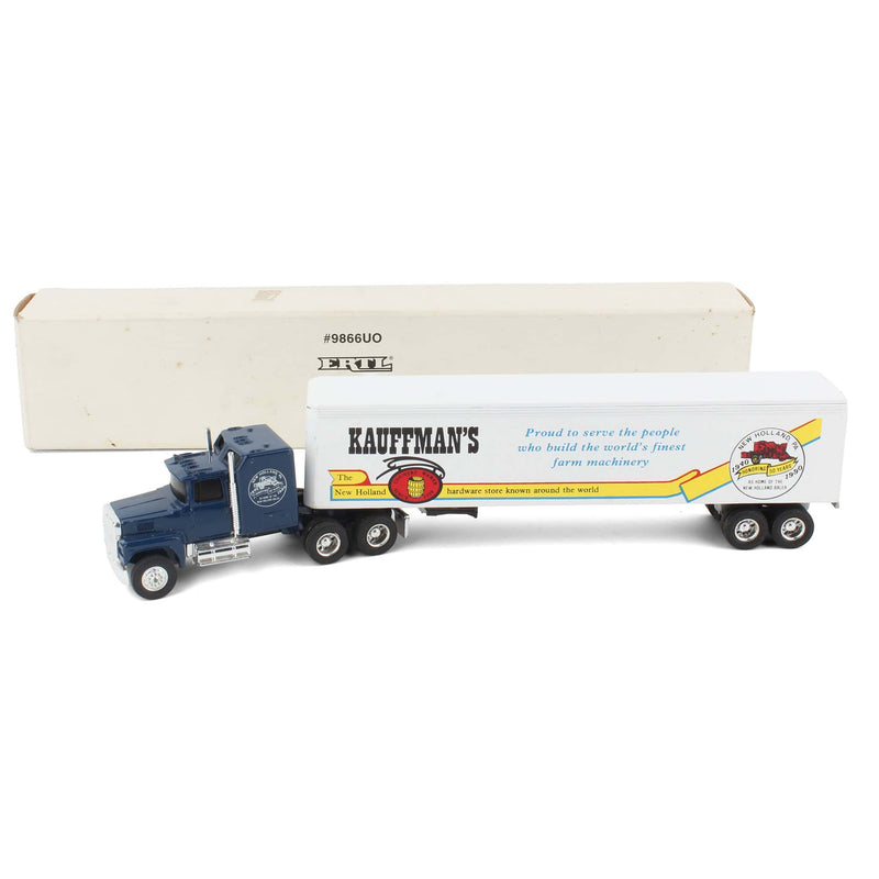 1/64 Ford LTL-9000 Semi Truck & Trailer by ERTL, Kauffman's New Holland, PA Honoring 50 Years