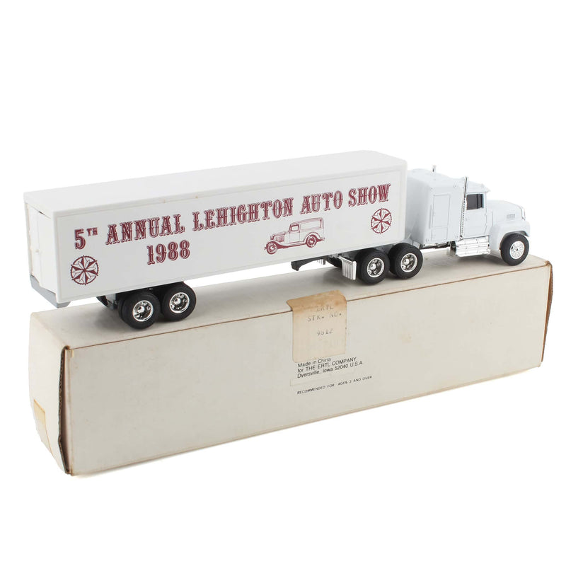 1/64 Ford LTL-9000 with Sleeper Semi Truck, 1988 Lehighton Auto Show by ERTL