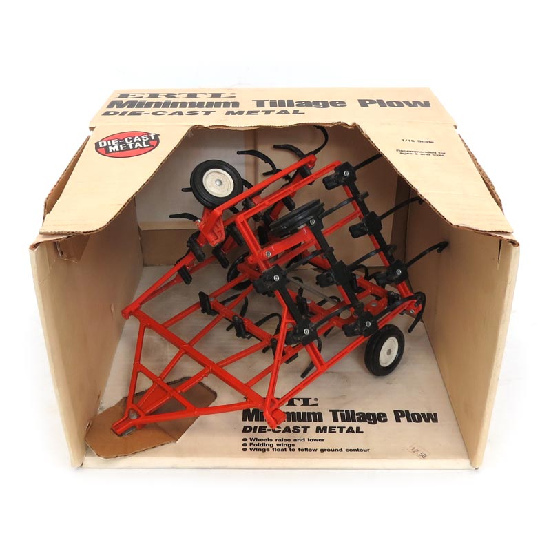 1/16 Orange Winged Chisel Tillage Plow by ERTL