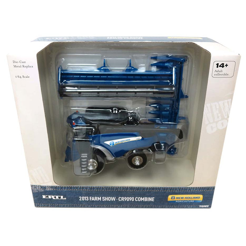 BLUE CHASE UNIT ~ 1/64 2013 Farm Show New Holland CR9090 Combine by ERTL