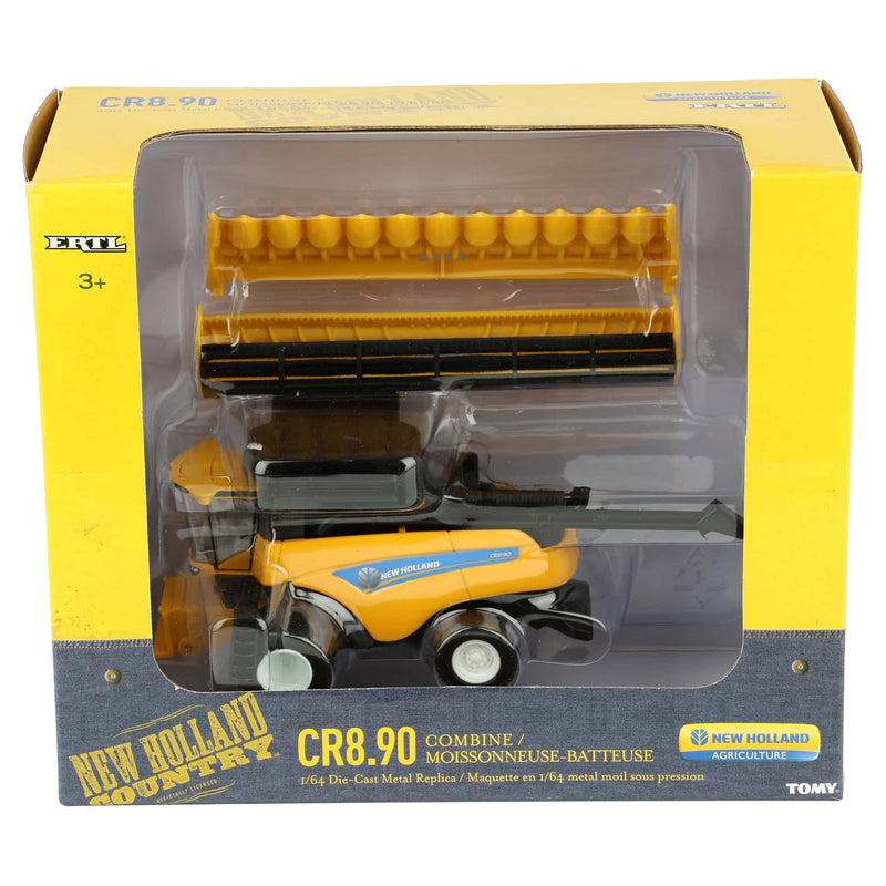 1/64 New Holland CR8.90 Combine with 2 Headers
