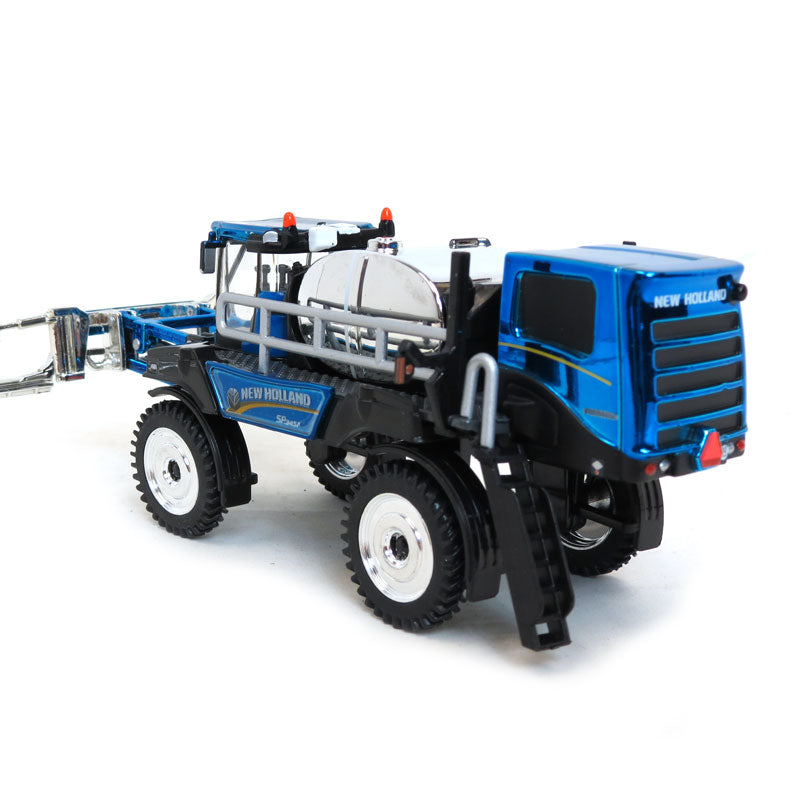 BLUE Chrome Chase ~ 1/64 New Holland SP.345F Sprayer by ERTL, 2016 Farm Show Edition