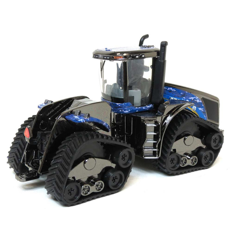 CHROME CHASE ~ 1/64 2017 Farm Show New Holland T9.600 SmartTrax Tractor with Blue Camo Deco by ERTL